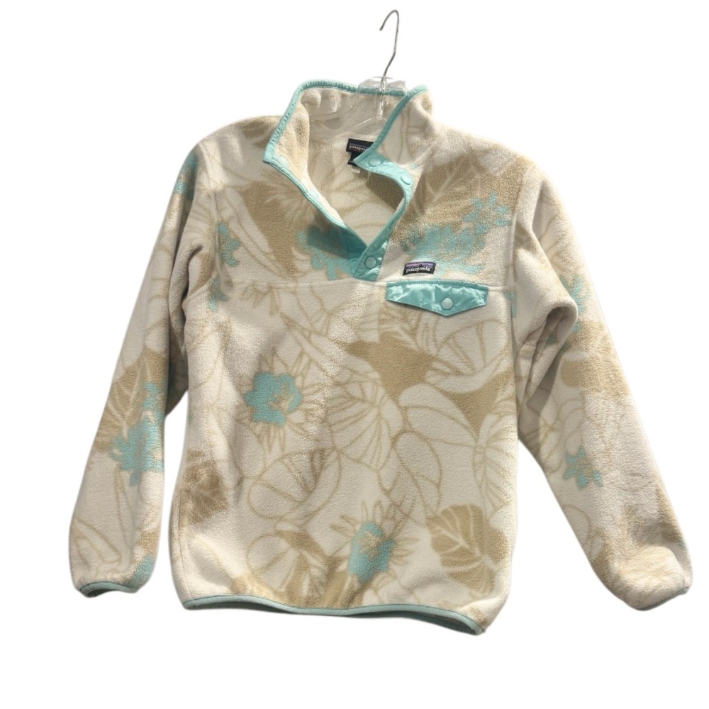 PATAGONIA SYNCHILLA girl’s fleece pullover jacket size 12 - Picture 3 of 12